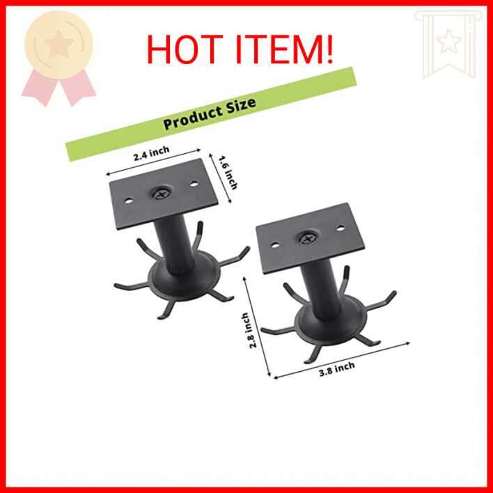 Kitchen Utensil Holder Hooks,wall Mounted Utensil Hangers Racks Hooks With 6 Rotatable And 2 Hanging Heavy Duty Save Space Organiz Jeepmog
