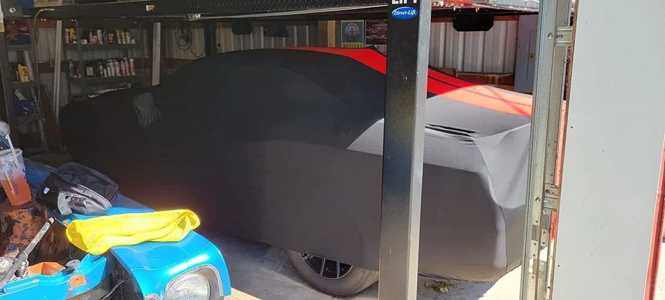 Cubierta completa interior para automóvil Jaguar XKR 2009-2010 satinada elástica a prueba de arañazos a prueba de polvo Foto 4 de 4