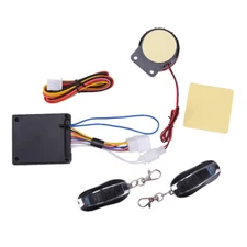 Motorcycle Scooter Security Alarm System Anti-theft Remote Control Engine Start