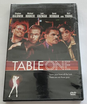 NEW SEALED Table One (DVD, 2003) Stephen Baldwin, Michael Rooker & Luis Guzman