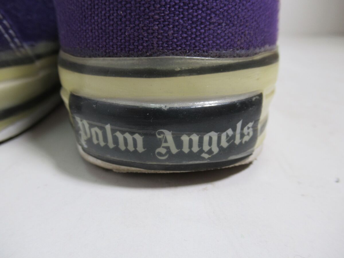 Palm Angels Women's Vulcanized Low Sneakers Purple Size 10 Palm Angels Women's Vulcanized Low Sneakers Purple Size 10