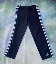 Vintage Adidas Men's Break Away Side Snap Sweatpants Size M  MADE IN USA.