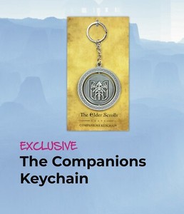 THE ELDER SCROLLS "The Companions Keychain” Champion Exclusive LOOT CRATE 2021