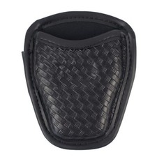 Open Top Cuff Case for Law Enforcement Duty Belt, Single Basketweave Handcuff...
