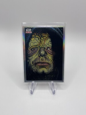 2023 Topps Chrome Star Wars Galaxy The Emperor Up Close #10 Palpatine Refractor
