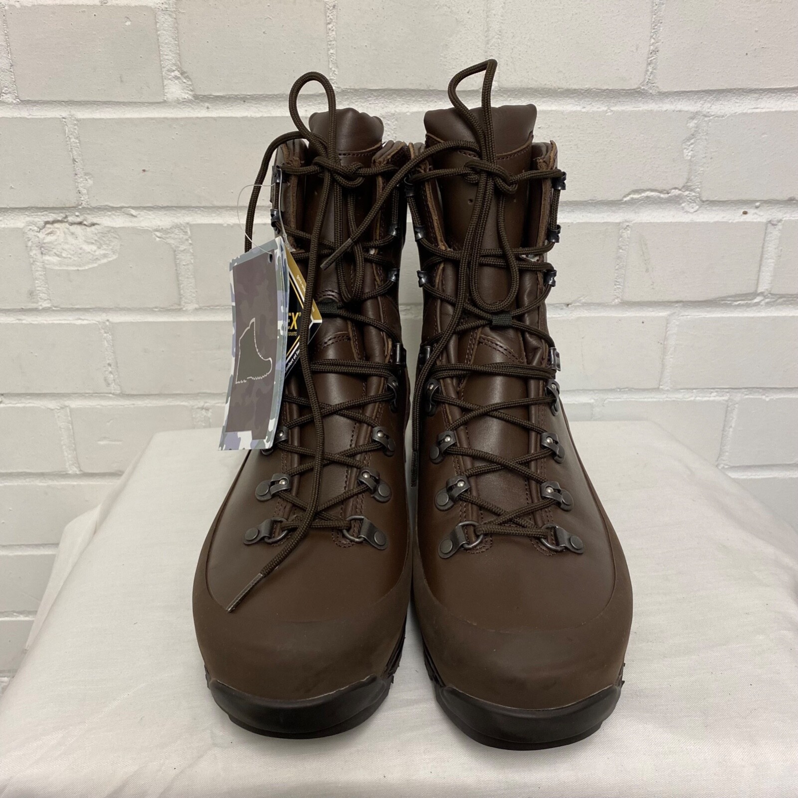 Iturri Mens Boots Size 12 Large Cold Wet Weather Brown Combat British