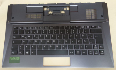 Tastatur Sony Vaio Due SVD13 SVD1321M9EB SVD1321APXB backlit Topcase Keyboard DE