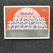 CHICAGO WHITE SOX TEAM CARD #94 2008 Topps Heritage Black Back Variation QTY