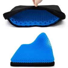 Gel Seat Cushion Breathable Honeycomb Design Sitting Flex Cushion Back Relief