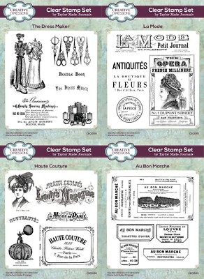 Creative Expressions Taylor Made Journals Collection unmontiert klar A5 Briefmarken