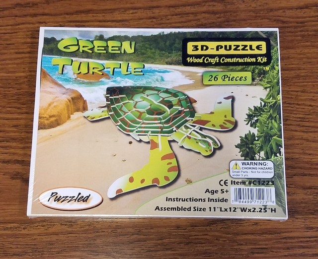 3d turtle puzzle
