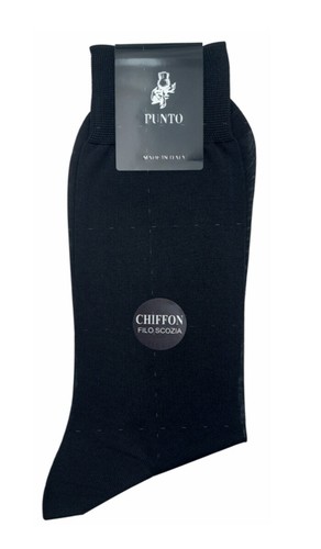 6 Paia Calza Corta Uomo Rasata Rimagliata,Filo di Scozia CHIFFON PUNTO - Foto 5 di 11