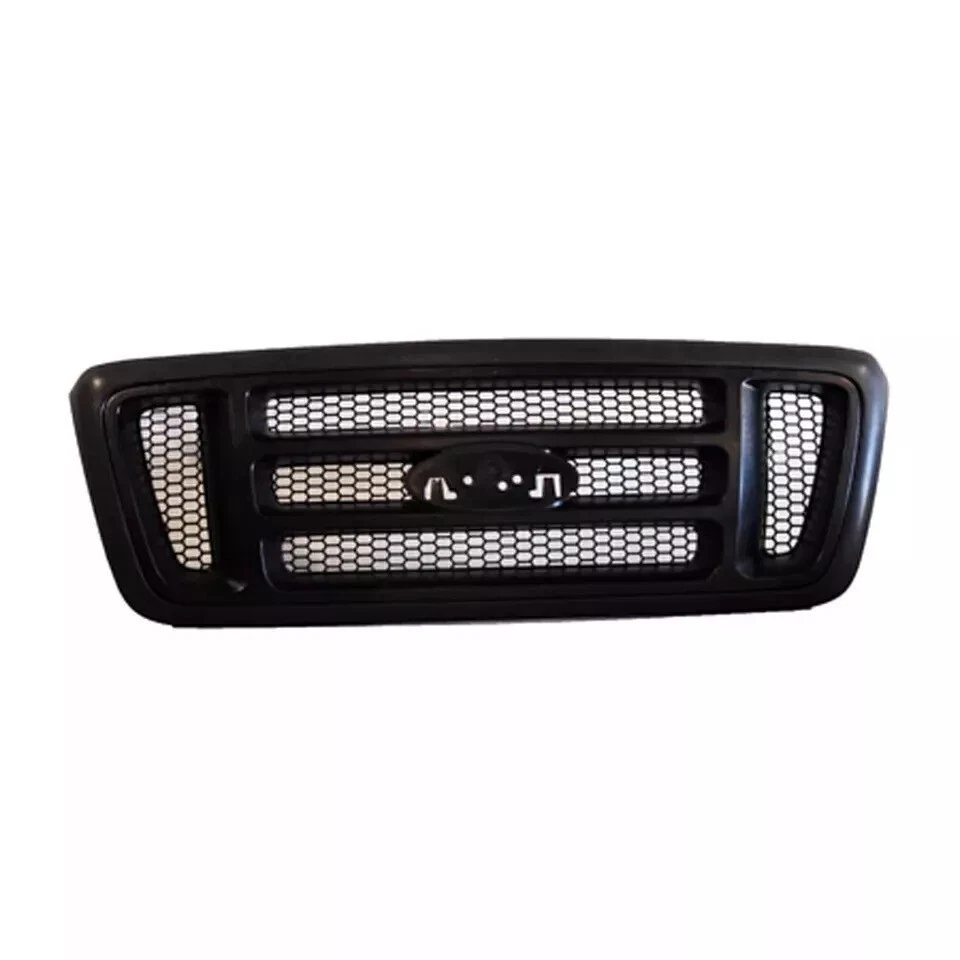 NEW FRONT GRILLE GRAY WITH BLACK INSERT PLASTIC FOR 2005-2008 FORD F-150 PICKUP Foto 3 de 4