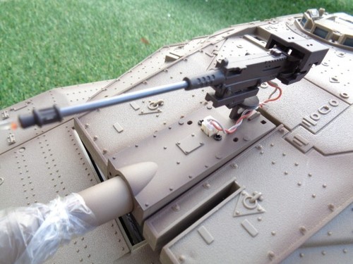 RC Panzer MERKAVA IDF MKIV 1:16 V7.0 Pro Metallketten u Fahrwerk incl MG Bausatz - Bild 15 von 16