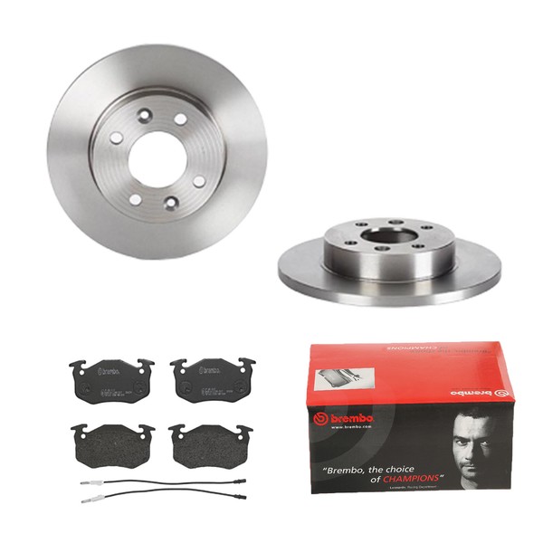 Brembo Bremsscheiben Ø238MM + BremsbelÄGe Vorne FÜR Renault Rapid Twingo I Clio-image