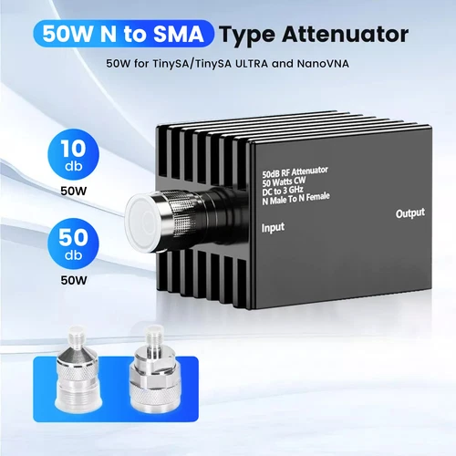 2.8" TinySA Spectrum Analyzer 100kHz--960MHz Frequency Analyzer/50W Attenuator - Picture 16 of 17