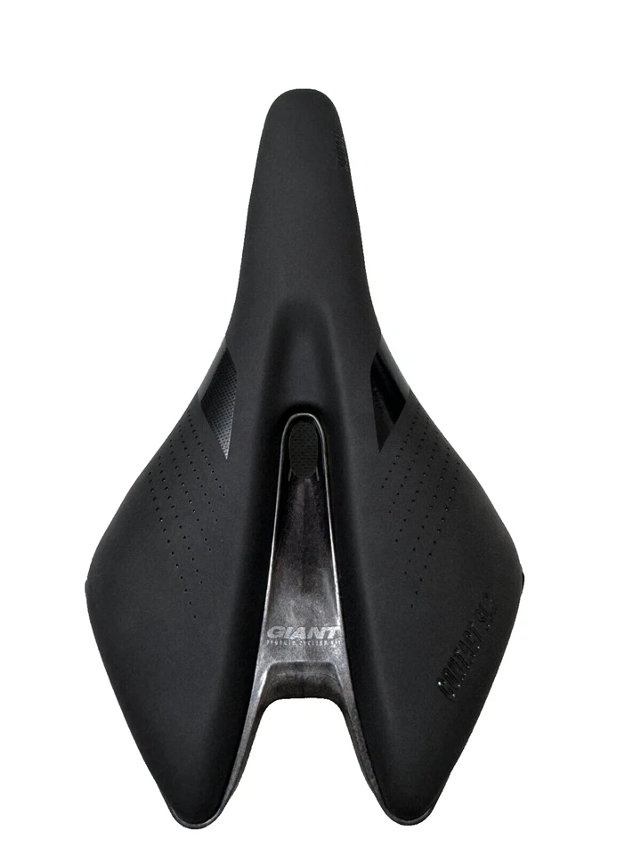 Sillín de bicicleta neutro Giant Contact SLR negro/negro rieles de carbono Foto 2 de 4