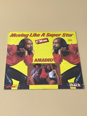 Schallplatte 33 Umdrehungen LP AMADEO Moving like a super star 1977 Disques IBACH #X