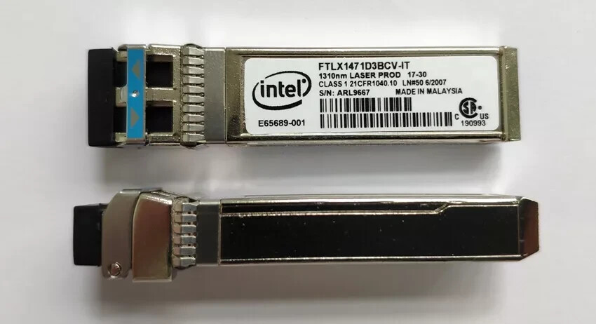 INTEL E10GSFPLR FTLX1471D3BCV-I3 E68685-002 10GE SFP+LR X520 X710