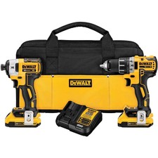 DeWALT DCK283D2R MAX XR Lithium Ion Brushless Drill Driver and Impact Combo Kit