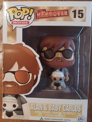 Funko Pop Alan And Baby Carlos (Hangover) 15 Vaulted Super
