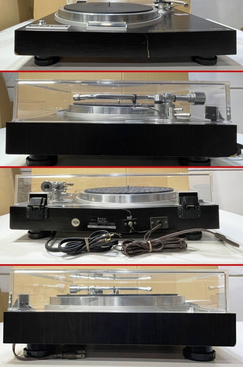 ジャンクTRIO RECORD PLAYER KPT-3000➕KRT-2000 ハードオフで