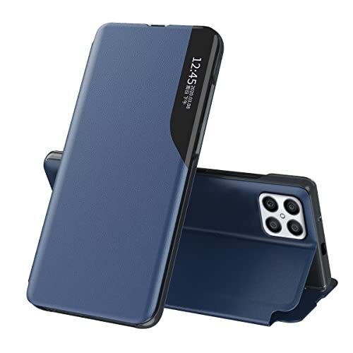 EASSGU Custodia in Pelle per HONOR X8 (4G) (6.7" Inches) Finestra (X3C)