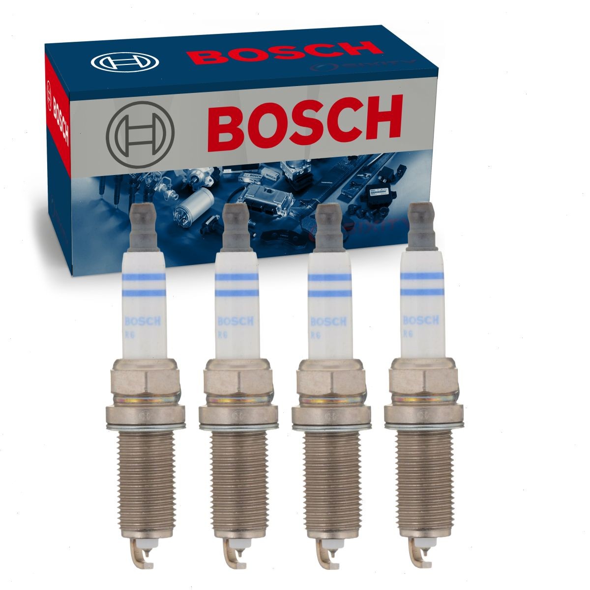 4 pc Bosch Double Iridium Spark Plugs for 2017-2021 Jeep Compass 2.4L L4 cx