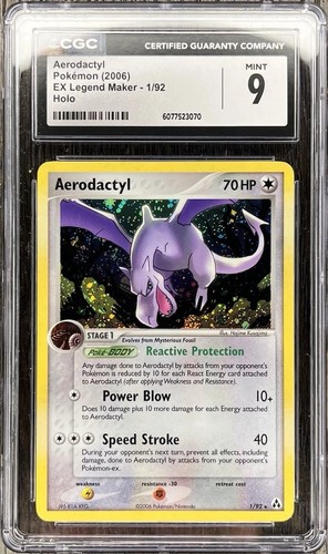 Aerodactyl graded CGC 9 for sale on eBay