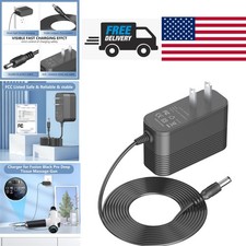 Portable Charger for Deep Tissue Massage Gun 24V 1A with Safety Features