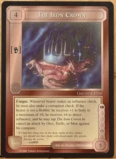 LIMITED ED The Iron Crown LotR MECCG Rare EX/NM Vintage!