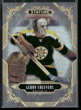 2020-21 Upper Deck Stature Gerry Cheevers #100 Boston Bruins