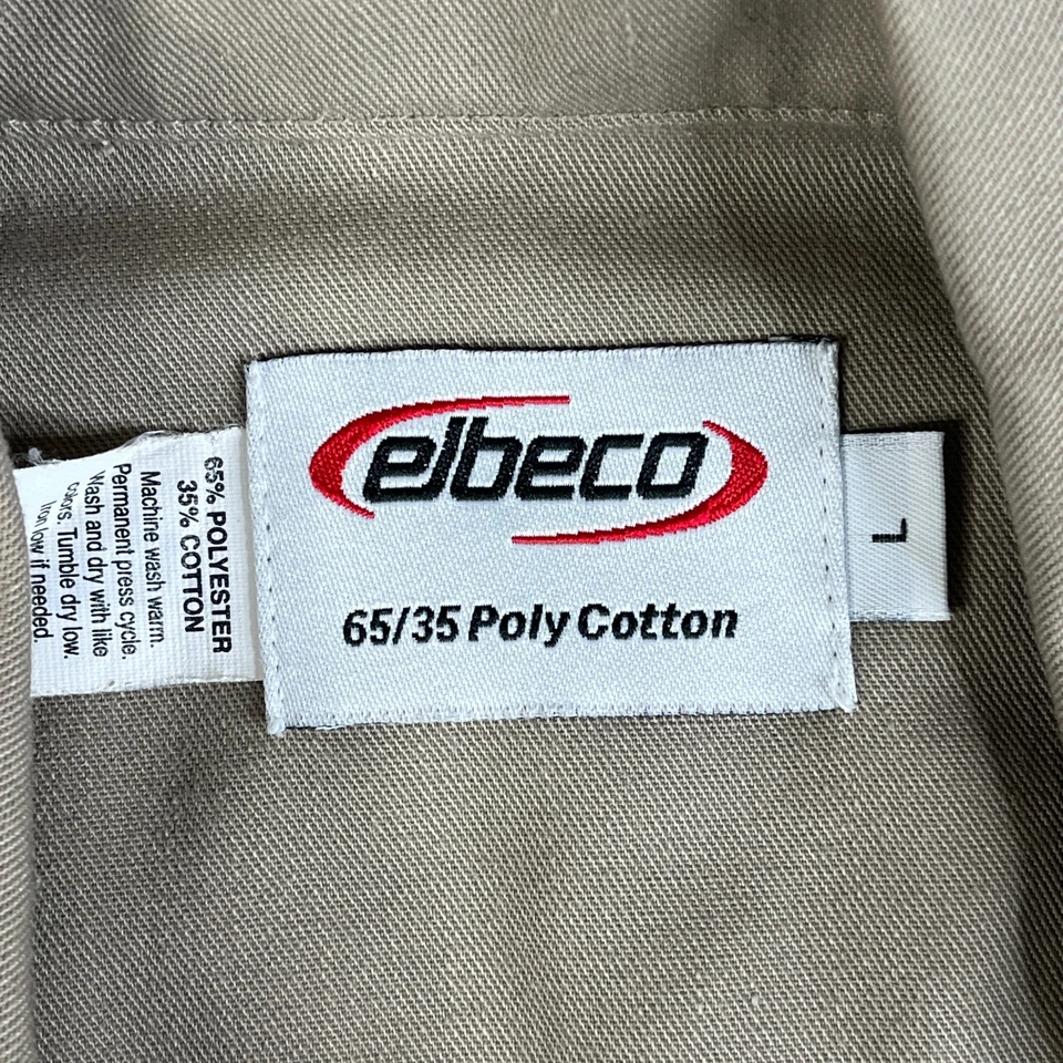 Camisa Elbeco Para Hombres Grande Tostado Caqui Poliéster Algodón Táctico Uniforme de Trabajo Foto 4 de 4