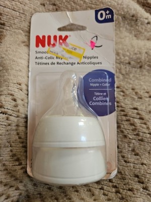 Nuk 2 Pack Of Replacement Bottle Nipples