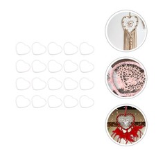  20 Pcs Dream Catcher Material Child Heart Design Decoration Craft