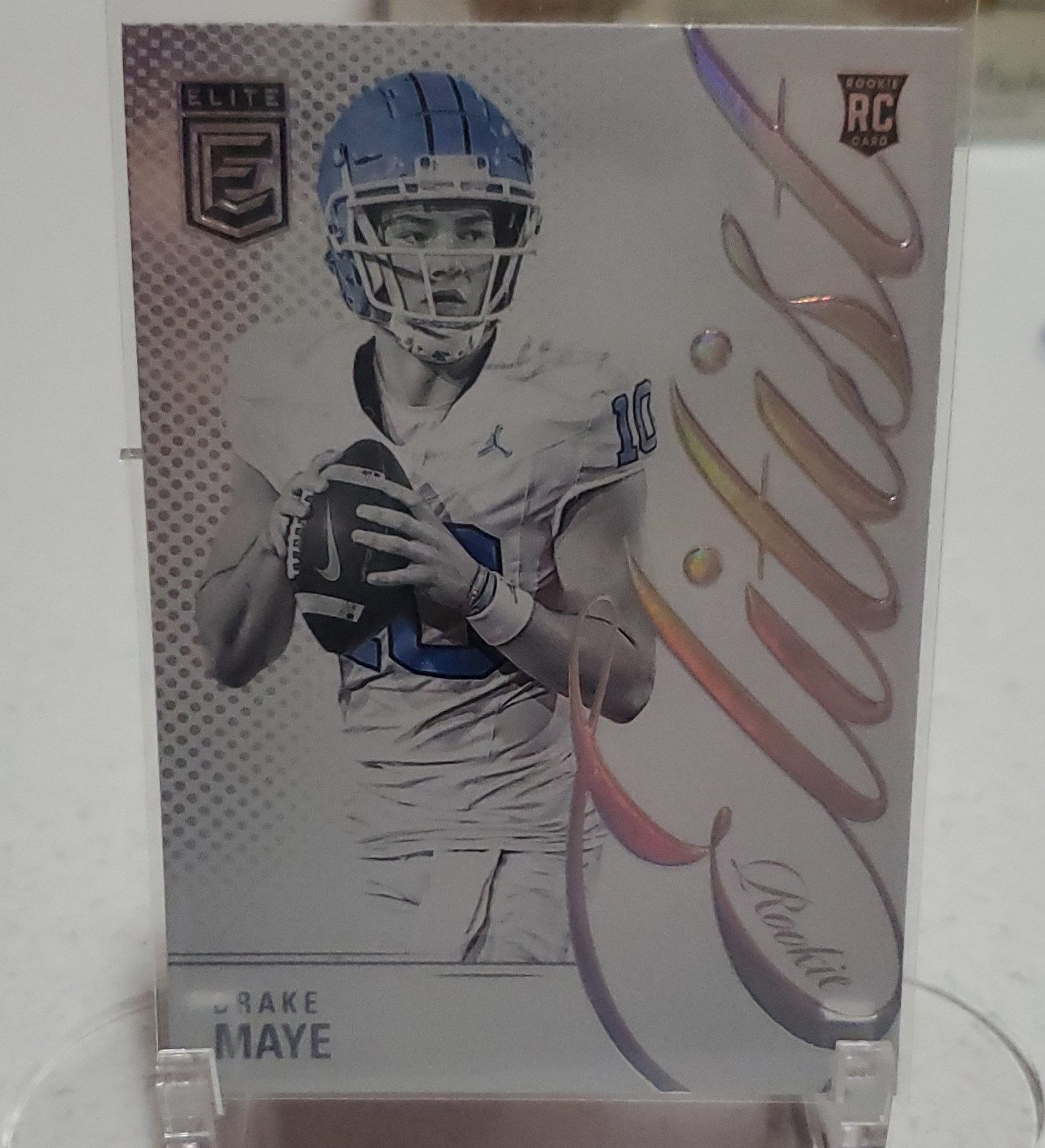 Panini 2024 Donruss Elite Rookie Elitist Drake Maye #7 Patriots NFL Football