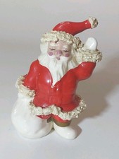 Vintage MCM CALIFORNIA CA Pottery - Holiday Santa Clause Christmas Figurine  
