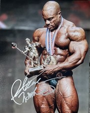PHIL HEATH SIGNED 11X14 PHOTO IFBB HALL OF FAME RACC 7X MR OLYMPIA THE GIFT A