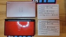 Lot of 6 Nintendo DS Lite Handheld Consoles For Parts/Repair AS-IS