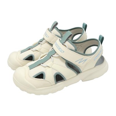 Skechers Razor Rush Natural Green Kids Youth Preschool Starp Sandal 407043-LNTGR