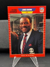 1989 Pro Set - James Brown, #13 - Announcer Collectible - CBS Sports