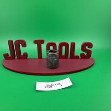Snap On F160 3/8" Drive 12-Point SAE 1/2” Shallow Chrome Socket 1