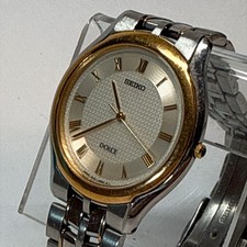 Seiko Dolce Men's Watch New Battery Working Good Condition From Japan
