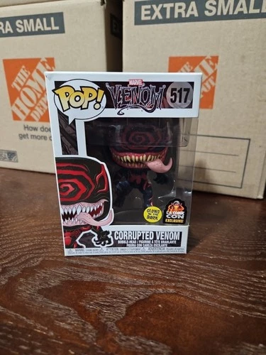 Funko Pop Marvel Venom 517 Corrupted Venom Glow Bobble-Head Figure