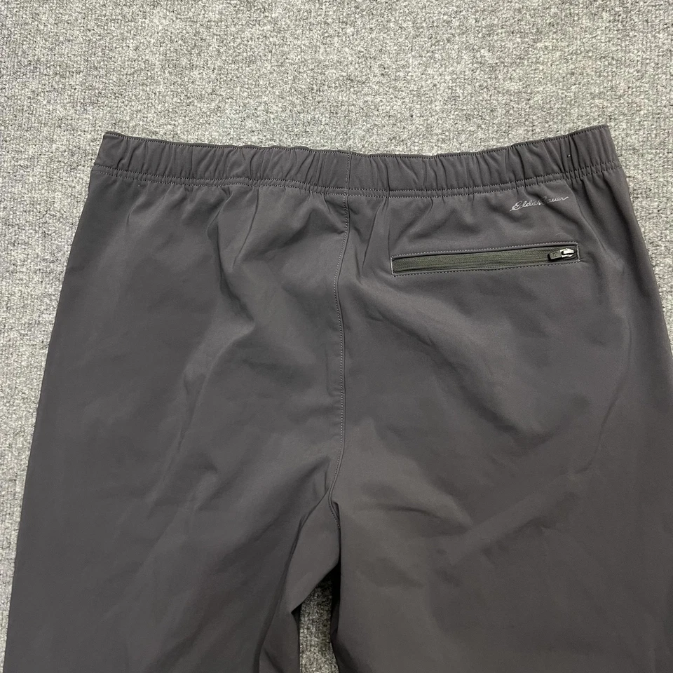 Calça Eddie Bauer feminina XL cinza forrada de lã elástica caminhada ao ar livre - Imagem 4 de 4