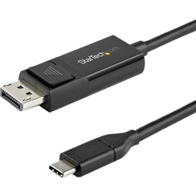 StarTech 3.3ft USB C to DisplayPort 1.2 Bidirectional 4K 60Hz Adapter Cable