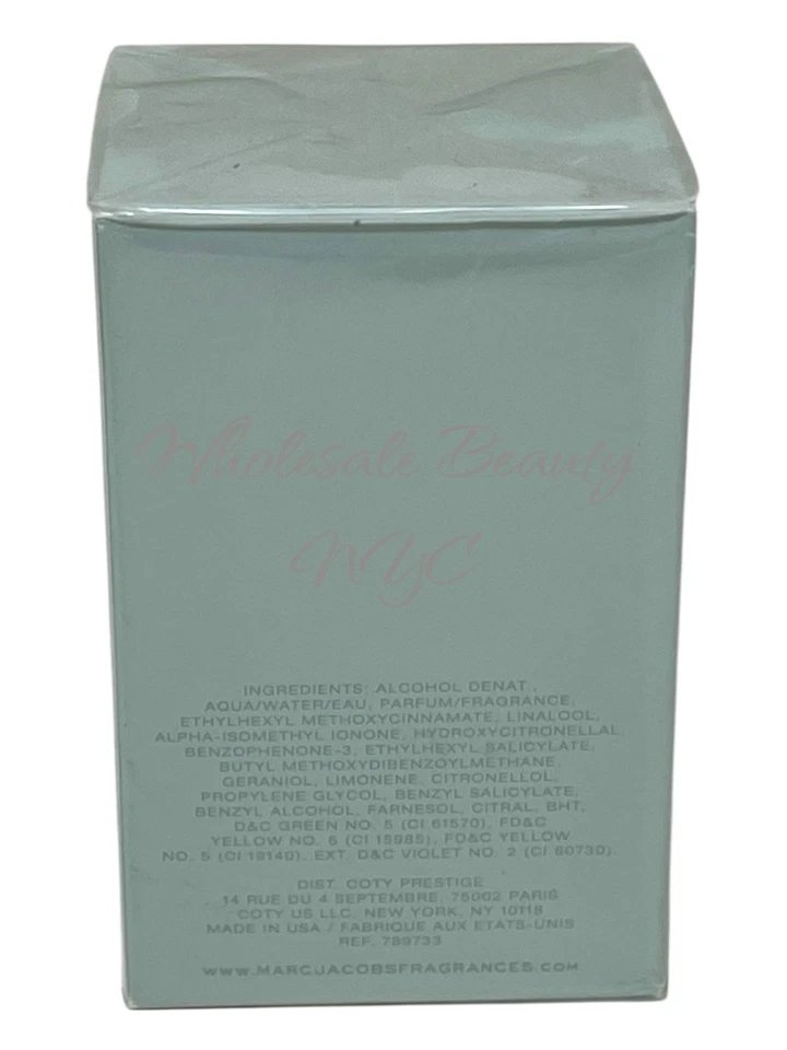 Marc Jacobs 黄瓜淡香水喷雾 3.4 盎司/100 毫升全新带盒已停产 — 第 2/4 张图片