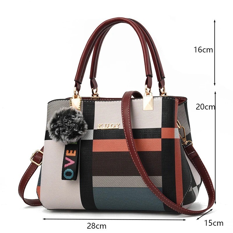 Luxury Designer Women's Handbag Leather Shoulder Crossbody Women Bag Tote Large 16