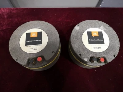 Vintage JBL Professional 2420 Driver-16 Ohm Set Funcionamiento Confirmado - Imagen 1 de 4