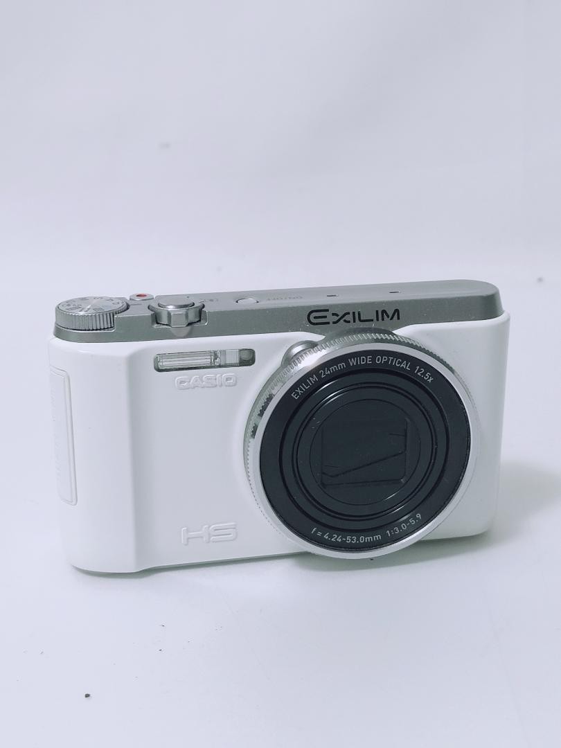 Casio Exilim EX-ZR1000 White Digital Camera Used Tested No Casio Exilim EX-ZR1000 White Digital Camera Used Tested No